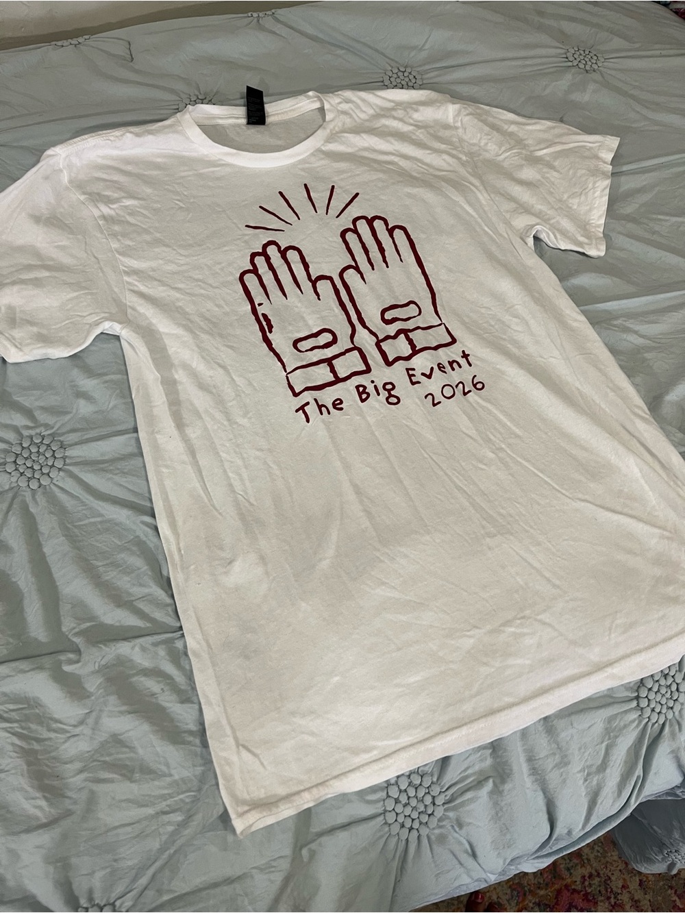 White Graphic Tee - 'The Big Event 2026' Virginia Tech